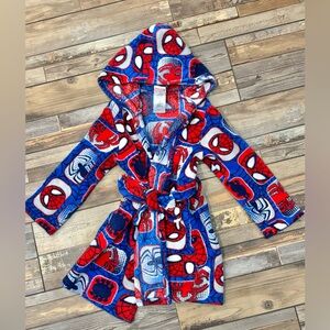 Marvel Spiderman cozy robe size 6